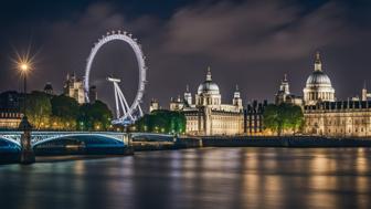 Die faszinierendsten Sehenswürdigkeiten Londons in einer kreativen Collage