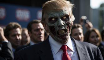 Kandidatin im Zombie-Look stiehlt Donald Trump die Show
