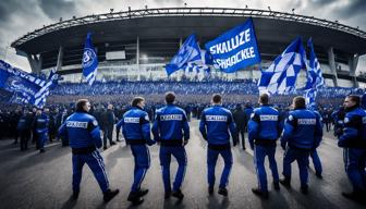 Schalke-Fans vor dem Spiel gegen den HSV von Polizei festgenommen